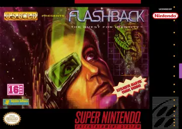 Flashback SNES box art