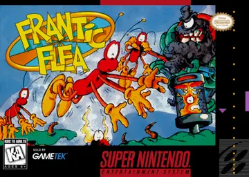 Frantic Flea SNES box art