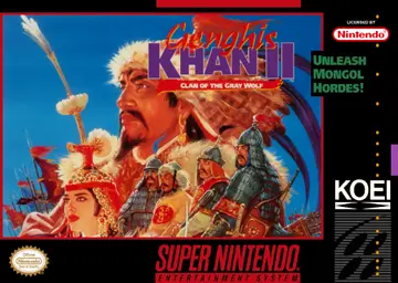 Genghis Khan II: Clan of the Gray Wolf box art
