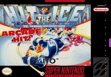 Hit the Ice: VHL: The Official Video Hockey League SNES box art