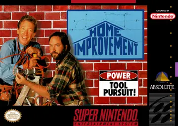 Home Improvement: Power Tool Pursuit! SNES box art