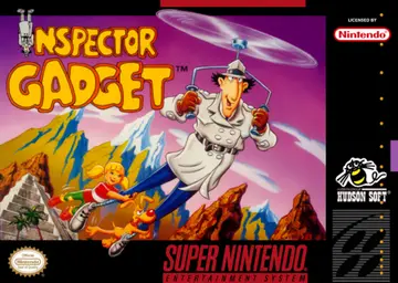 Inspector Gadget SNES box art
