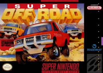Ivan 'Ironman' Stewart's Super Off Road SNES box art