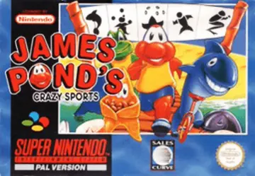 James Pond's Crazy Sports SNES box art