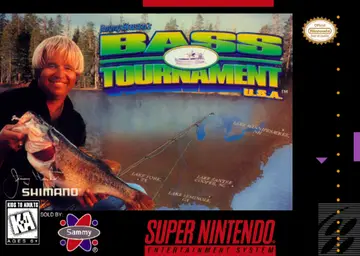 Jimmy Houston's Bass Tournament U.S.A. SNES box art