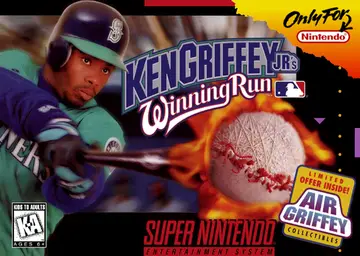 Ken Griffey, Jr.'s Winning Run box art