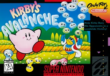 Kirby's Avalanche box art