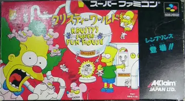 Krusty World SNES box art