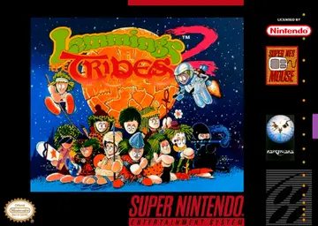Lemmings 2: The Tribes box art