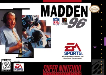 Madden NFL '96 box art