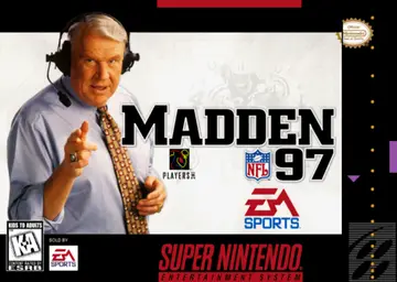 Madden NFL 97 box art