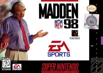Madden NFL 98 box art
