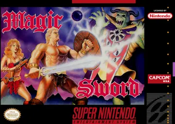 Magic Sword: Heroic Fantasy SNES box art