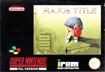 Major Title SNES box art
