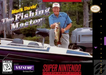 Mark Davis' The Fishing Master SNES box art