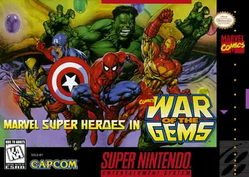 Marvel Super Heroes in War of the Gems box art