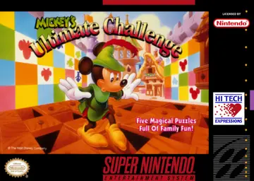 Mickey's Ultimate Challenge box art