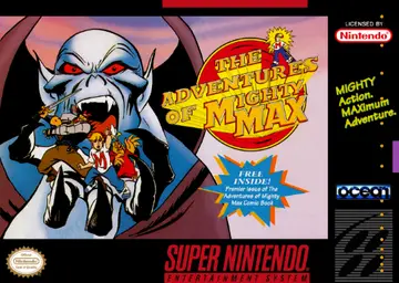 Mighty Max SNES box art