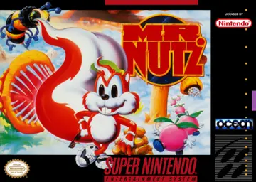 Mr. Nutz SNES box art