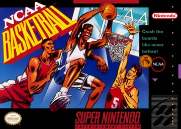 NCAA Basketball SNES box art
