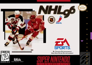 NHL 96 box art