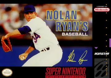 Nolan Ryan's Baseball box art