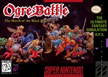 Ogre Battle: The March of the Black Queen box art