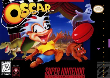 Oscar SNES box art