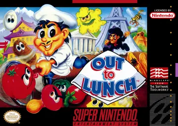Out to Lunch SNES box art