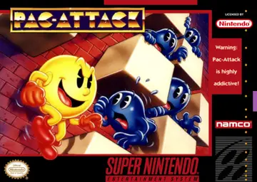 Pac-Attack SNES box art