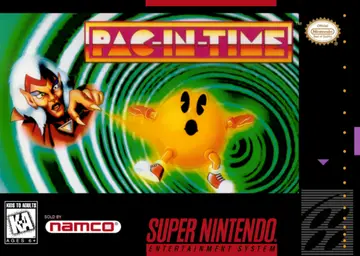 Pac-In-Time SNES box art