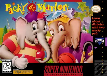 Packy and Marlon SNES box art