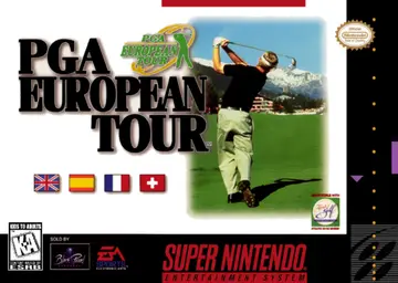 PGA European Tour SNES box art