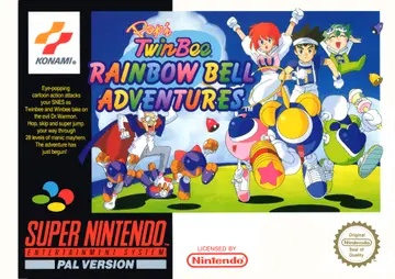 Pop'n TwinBee: Rainbow Bell Adventures SNES box art