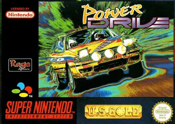Power Drive SNES box art