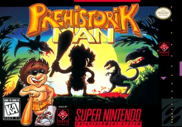 Prehistorik Man SNES box art