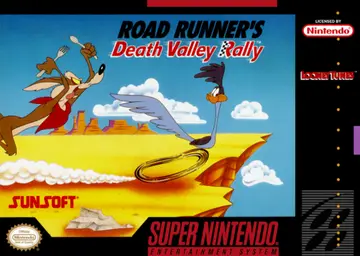 Road Runner's Death Valley Rally SNES box art