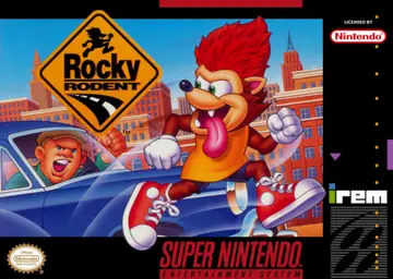 Rocky Rodent SNES box art