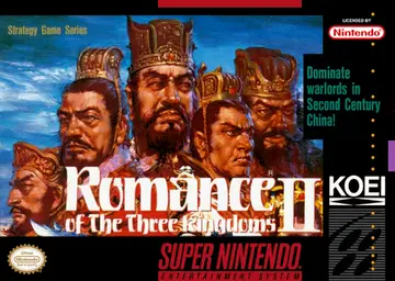 Romance of the Three Kingdoms II box art