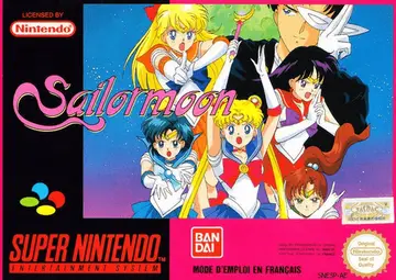 Sailor Moon SNES box art