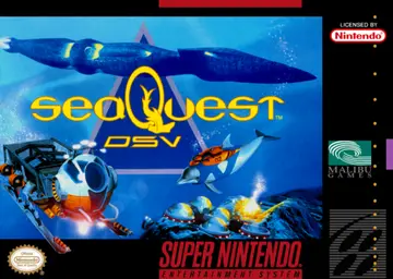 SeaQuest DSV SNES box art