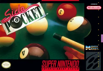 Side Pocket SNES box art