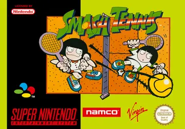 Smash Tennis SNES box art