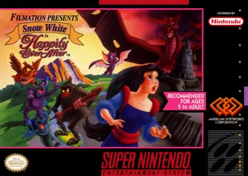 Snow White in Happily Ever After SNES box art