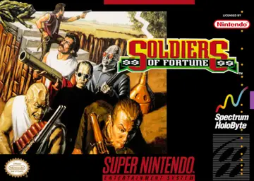 Soldiers of Fortune SNES box art