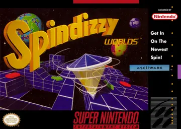 Spindizzy Worlds SNES box art