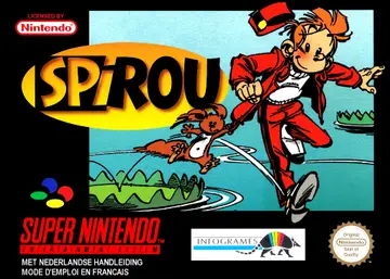 Spirou SNES box art