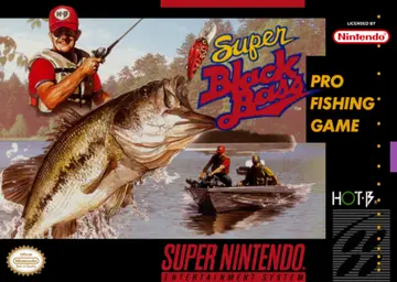 Super Black Bass SNES box art