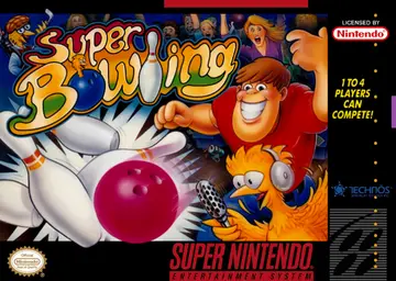 Super Bowling SNES box art