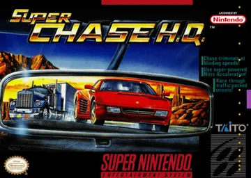 Super Chase H.Q. SNES box art